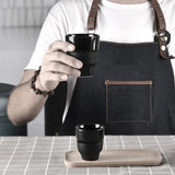 Barista Couple Coffee Cup 80/160ml Ins-style Espresso Kettle Ceramics Creative Couple Tea Water Mug Black Glaze Container