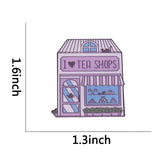 Come to this adorable Tea Shop to have a cup of tea, This store brooch delivers all good taste of your drink.