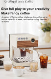 Coffee Maker Stainless Steel Italian Household Small Semi-Automatic Coffee Machine Steam Milk Bubble Concentration Office Steam
