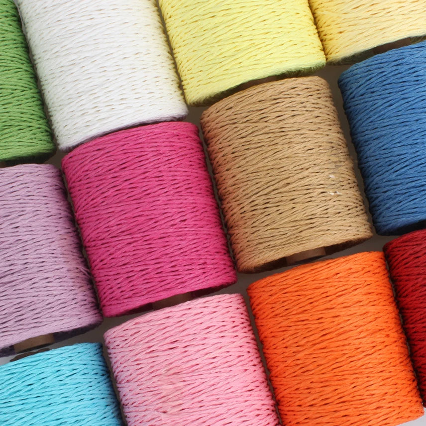 280-300M/roll Natural Raffia Straw Yarn for Knitting Crocheting Paper Threads Diy Handmade Summer Sunhat Beach Bag Freeshipping