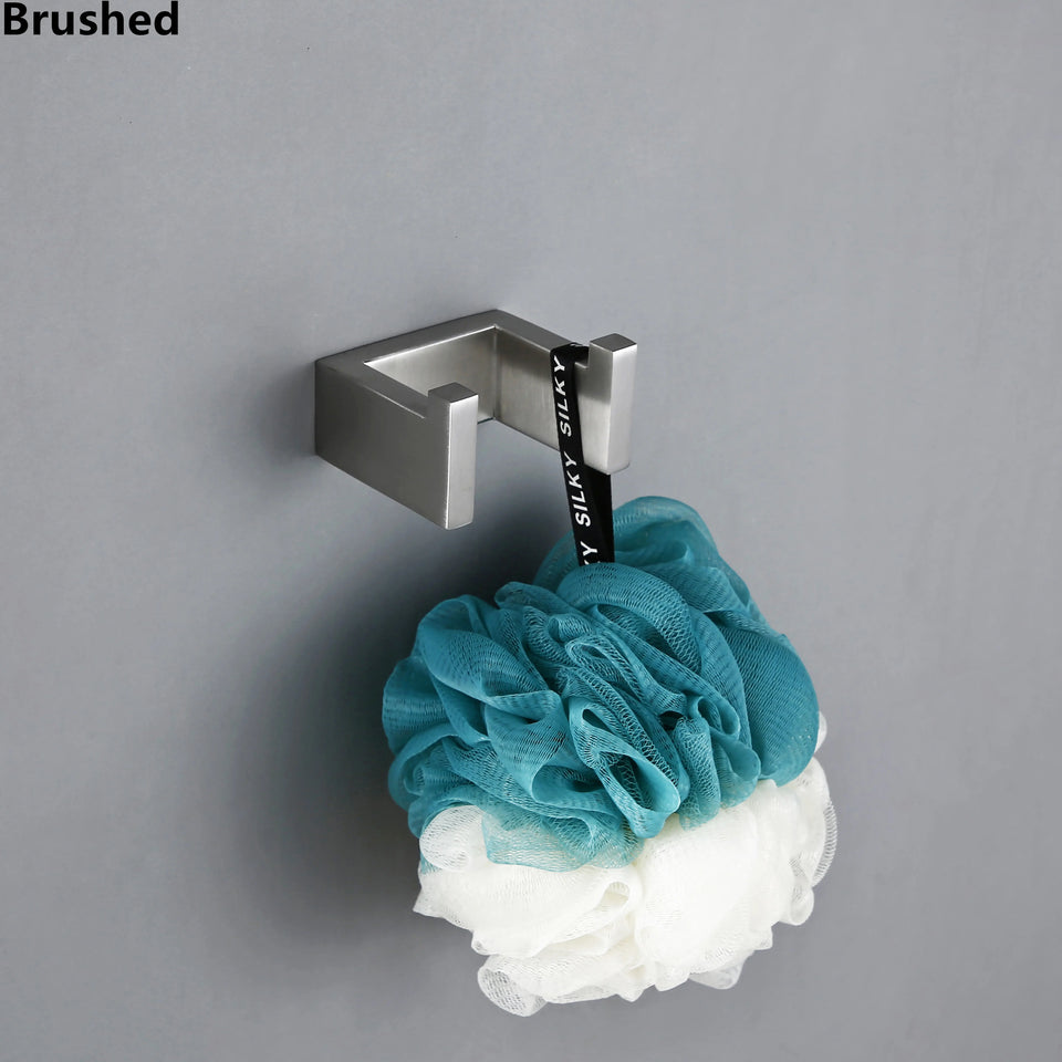 Bathroom Accessories Set Toilet Roll Paper Towel Holder Hook Bar Stainless Steel Bedroom Wall Mounted Kitchen Bath Hardware Kit