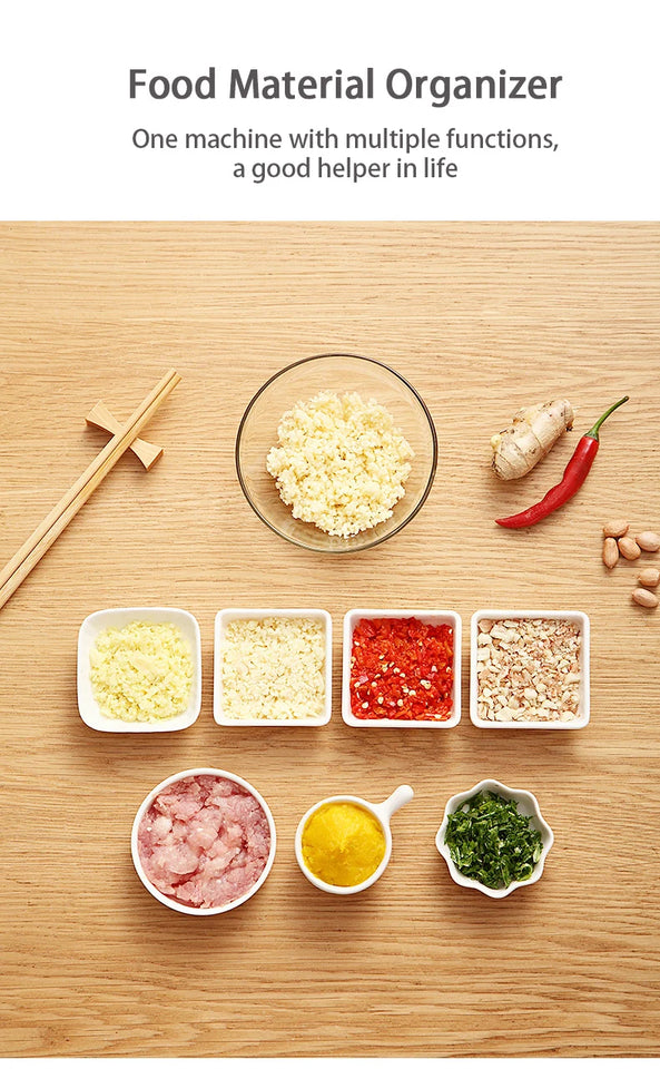 Mini Food Mixers Multi-function Garlic Grinding Chopper Food Vegetables Cutter Meat Grinders Home Kitchen Manual Garlic Press