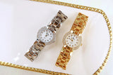 Women Luxury Brand Watch 2025 Dress Silver Gold Women Wrist Watch Quartz Diamond Ladies Watches Female Clock Bayan Kol Saati