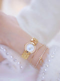 Women Luxury Brand Watch 2025 Dress Silver Gold Women Wrist Watch Quartz Diamond Ladies Watches Female Clock Bayan Kol Saati