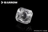 Barrow PC Water Cooling Flow Meter Indicator 5V 3 Pin LRC2.0 Version SLFV1-RGB for Water Cooling System RGB Flow Monitor