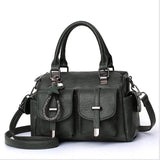 Luxury Brand Designer Women'S Handbag Fashionable Soft Leather Shoulder Bag Large Capacity Crossbody Bag Classic Retro Tote Bag