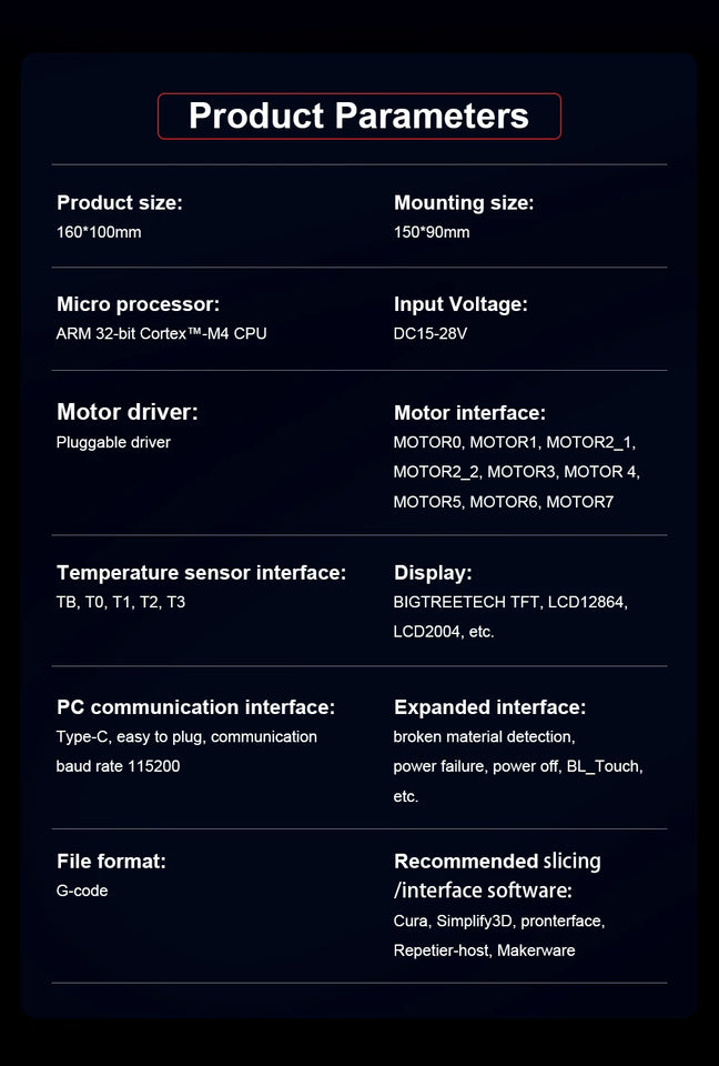 BIGTREETECH Octopus Pro 3D Printer Motherboard 60V 8-axis Support TMC5160 Pro TMC2209 for Ender3 VORON 2.4 3D Control Board