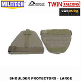 MILITECH NIJ 3A ballistic shoulder protector bulletproof thigh protector NIJ 3A 0101.06 NIJ 0101.07 HG2 deltoid armor protection