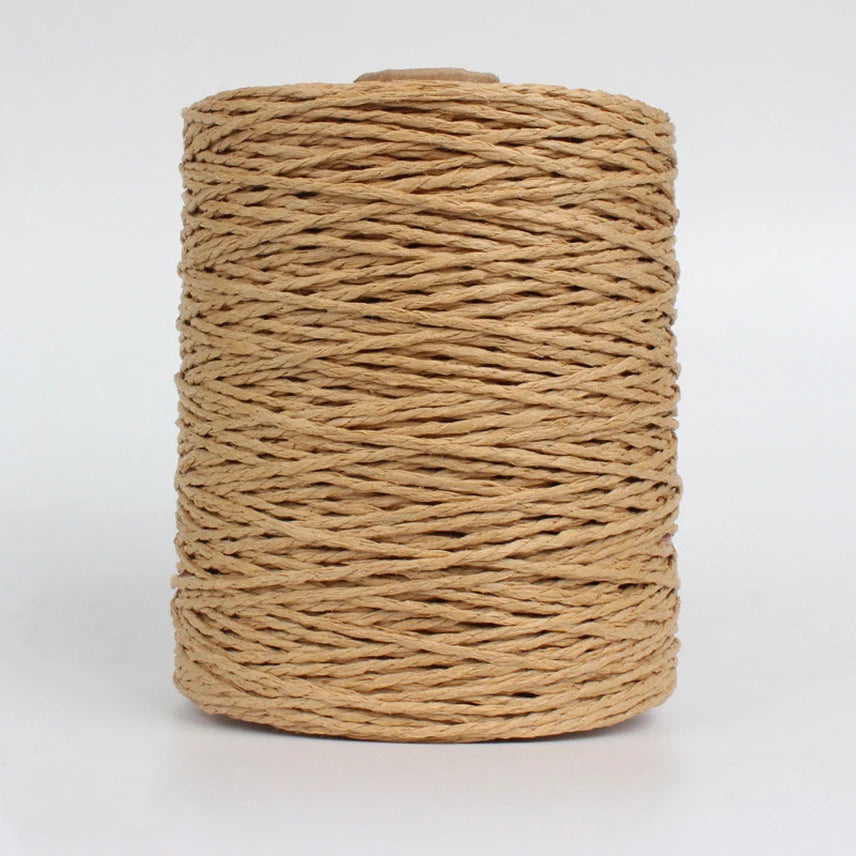 280-300M/roll Natural Raffia Straw Yarn for Knitting Crocheting Paper Threads Diy Handmade Summer Sunhat Beach Bag Freeshipping