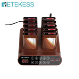 RETEKESS TD157 Restaurant Pager System Pagers 984ft Long Range Beepers for Food Truck Bars  Food Court No Vibration Mode