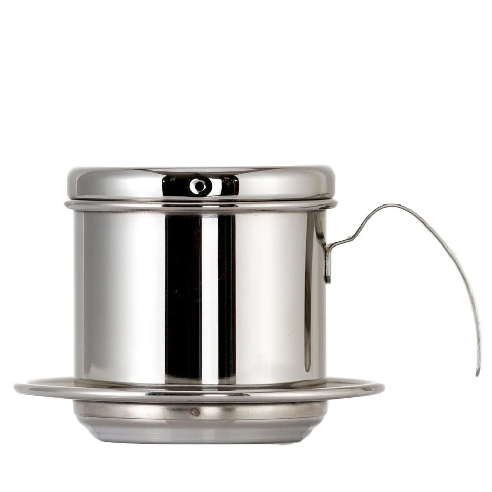 350ml Vietnamese Moka Pot Espresso Coffee Maker Portable Stainless Steel Filter Holder Drip Filter Coffee Accessories