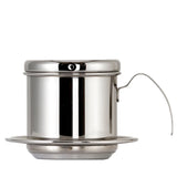 350ml Vietnamese Moka Pot Espresso Coffee Maker Portable Stainless Steel Filter Holder Drip Filter Coffee Accessories