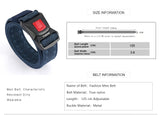 Solid Quick Release Metal Buckle Canvas Tactical Belts Comfortable Webbing Waistband Outdoor Corps Training Hiking Belt For Men