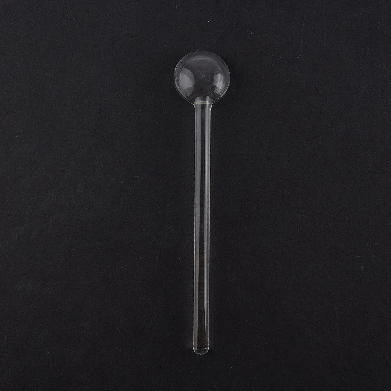 1PCS Transparent  Long Handle Glass Tea Spoons Tableware Clear Coffee Stirring Spoons Flatware For Home Kitchen Restaurant