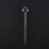 1PCS Transparent  Long Handle Glass Tea Spoons Tableware Clear Coffee Stirring Spoons Flatware For Home Kitchen Restaurant