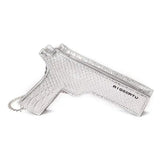 New Brand Designer Funny Pistol Messenger Bag Cool Personality Childlike Chain Shoulder Bag Small Bag Purse Female