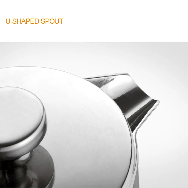 1.5L / 2L Coffee Maker French Press Stainless Steel Espresso Coffee Machine French Press Double-Wall Insulated Coffee Tea Maker