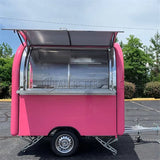 Customized Mini Street Fruit Candy Coffee Food Truck Mobile Kitchen Vending Food Trailers With Equipment Food Cart
