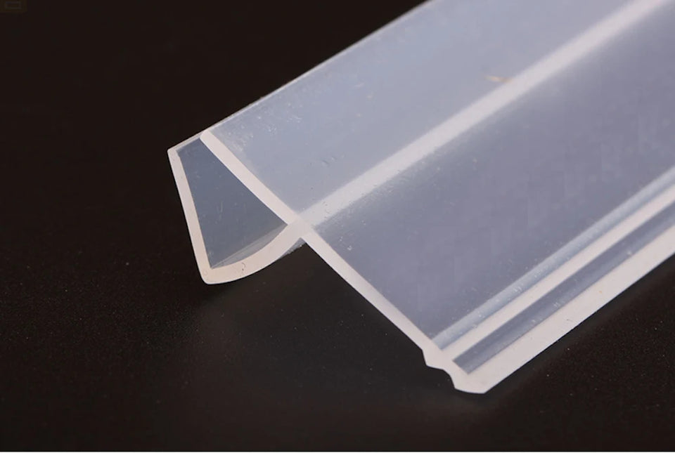 6 8 10 12mm Glass Seals Frameless Shower Bathroom Door Window Balcony Screen Sealing Strip Weatherstrip Draft Stopper Big h