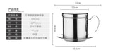 350ml Vietnamese Moka Pot Espresso Coffee Maker Portable Stainless Steel Filter Holder Drip Filter Coffee Accessories