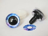20pcs 12/14/16/18/20/25 mm 3D glitter eyes safety Puppet Toy Plush Toy Color Doll Eyes for amigurumi crochet stuffed animal