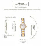 Women Luxury Brand Watch 2025 Dress Silver Gold Women Wrist Watch Quartz Diamond Ladies Watches Female Clock Bayan Kol Saati