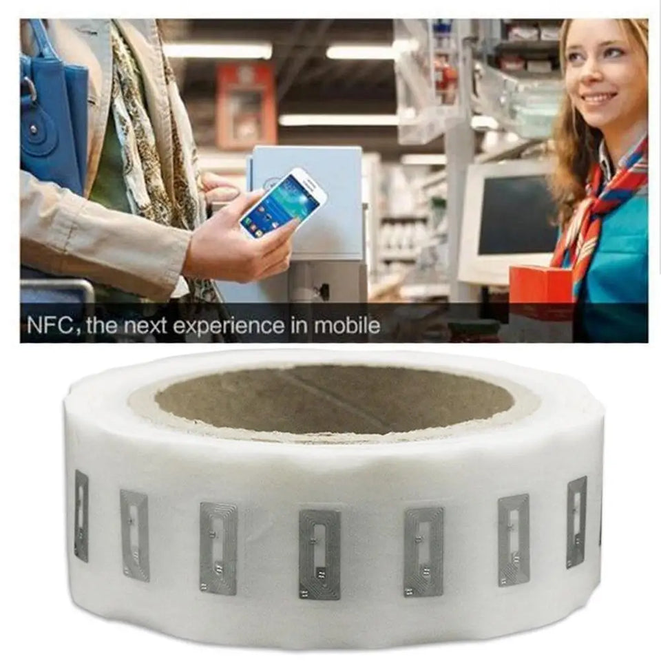 10Pcs NFC Chip Ntag213 Sticker Wet Inlay 2*1cm 13.56MHz 213 Label Tag  Nfc Antenna Nfs Label Stickers Wifi Nfc Sticker Nfc