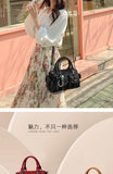 Luxury Brand Designer Women'S Handbag Fashionable Soft Leather Shoulder Bag Large Capacity Crossbody Bag Classic Retro Tote Bag