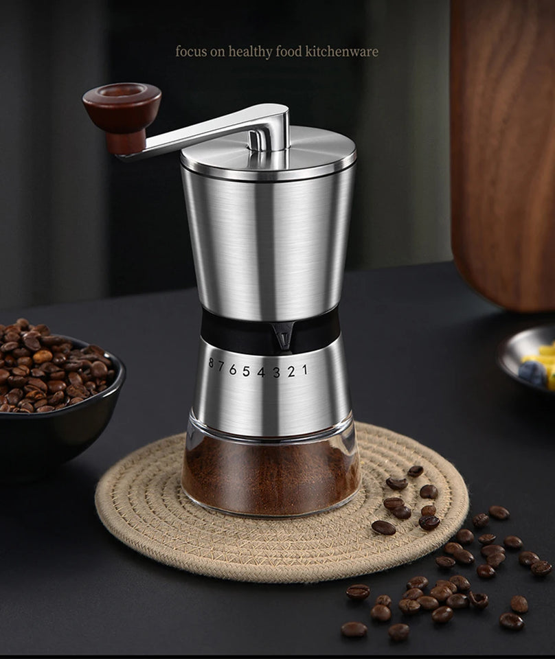 Manual Coffee Grinder High Quality Hand Coffee Mill with Ceramic Grinding Core Adjustable Home Portable Coffee Grinding Tools