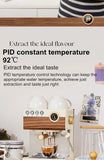 Coffee Maker Stainless Steel Italian Household Small Semi-Automatic Coffee Machine Steam Milk Bubble Concentration Office Steam