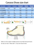 002Carozoo Girl Boy Shoes Soft Sheepskin Leather Shoes Skid-Proof Soft Soled Shoes Baby First Walkers Shoe Fit 0-24 Monther