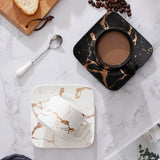 Coffee Mugs Marble Gold Inlay Mug Breakfast Mug Office Home Drinkware Milk  Cup Dropshipping