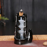 Free 20cones Creative Home Decor Backflow Stick Incense Burner Ceramic Censer Home Decoration Use In Home Teahouse