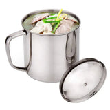 Coffee Tea Handle Cup Drinking Mug Ecofriendly Handle Design Large-capacity Stainless Steel Water Tea Storage Bottle for Camping