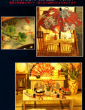 Newest DIY Wooden Dollhouse Japanese Architecture Doll Houses Mininatures with Furniture Toys for Children Friend Birthday Gift