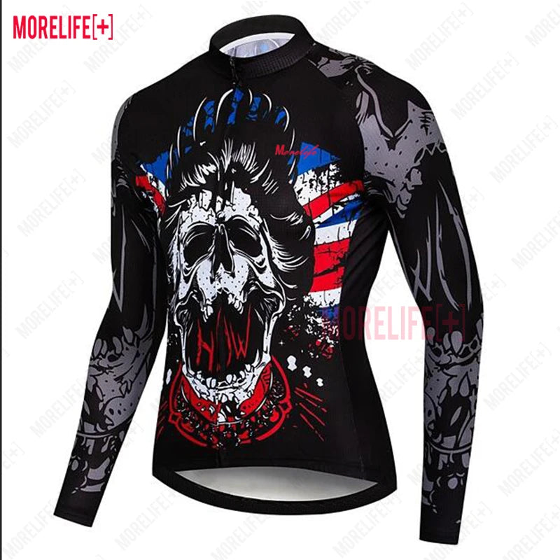 MLC Free Riding Suit Triathlon Long-sleeved Cycling Jersey Top Downhill Mountain Bike Sweatshirt Maillot Ciclismo Summer Unisex