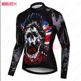 MLC Free Riding Suit Triathlon Long-sleeved Cycling Jersey Top Downhill Mountain Bike Sweatshirt Maillot Ciclismo Summer Unisex