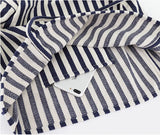 2023 Fashion Ladies Classic Striped Canvas Handbag Large Capacity Shoulder Bag For Female Simple Beach Casual Totes Shopping Bag