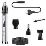 Kemei rechargeable all in one hair trimmer for men grooming kit electric beard trimmer facial body eyebrow nose ear trimer women