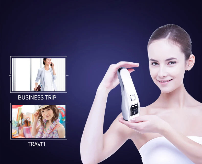 Newest 4in1 IPL Hair Removal Laser Epilator 999000 Flash Cooling LCD Acne Treatment Rejuvenation Device for Home Bikini Trimmer