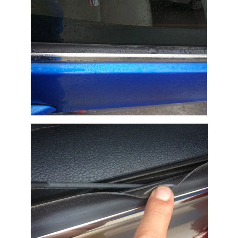 Car Window Waterproof Protector Seal Weatherstrip Edge Trim For Car Door Glass Window Rubber Sealing Strip Auto Rubber Seals