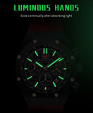 MINI FOCUS Watches Men Blue Silicone Strap Sport Watch Waterproof Luminous Chronograph Quartz Wristwatch часы мужские reloj 0417