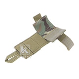 KRYDEX Tactical Modular Radio Antenna Relocation Retention Pouch Small MOLLE Wargame Hunting Hiking Combat Equipment Pouch