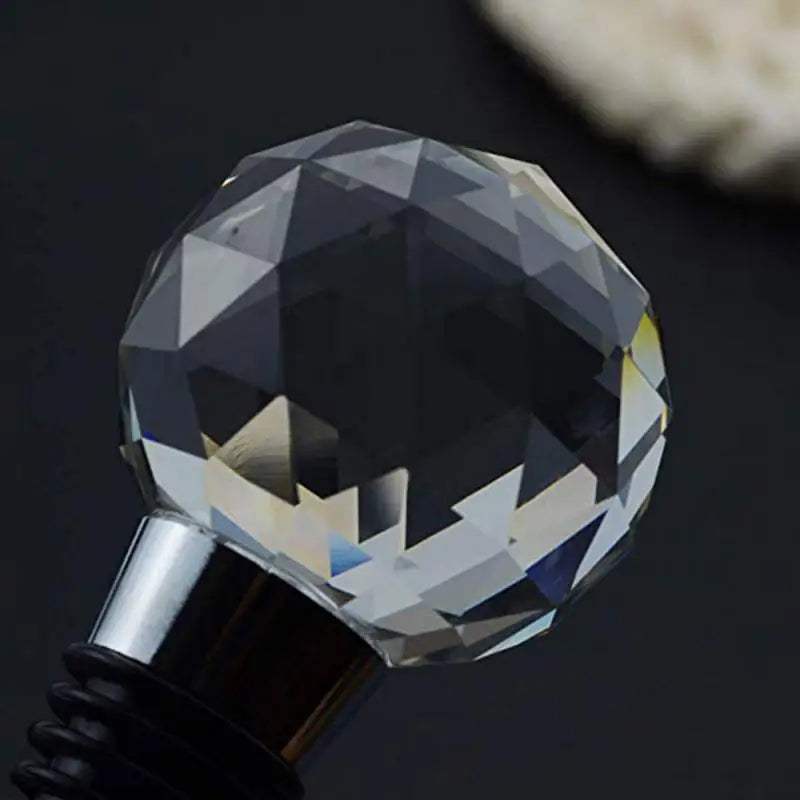 Wedding Wine Stopper Round Crystal Wine Champagne Bottle Stopper Vacuum Sealed Plug Stopper Wedding Gift Hot Sale New Arrivals