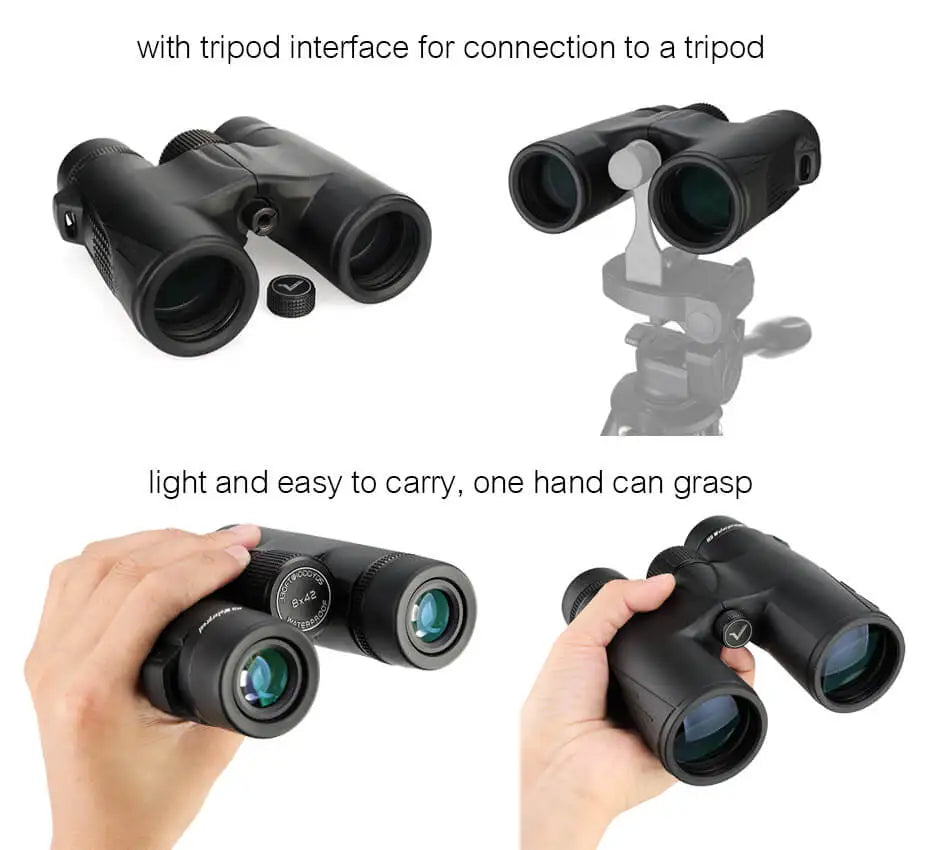 Svbony SV47 Binoculars for Adults, 8x32/8x42/10x42 Bak4 Prism HD FMC Lens Waterproof for Nature Observation Safari Watch Bird