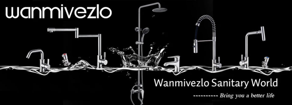 Wanmivezlo Waterfall Bathroom Basin Faucet Deck Mounted Cold Hot Water Mixer Single Hole Water Tap 3 Holes Washing Tap