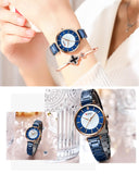 Fashion Stainless Steel Women Luxury Watch Analog Quartz Wristwatch Ladies Elegant Dress Watches Gift Clock Relogio Feminino