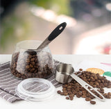 30ml/10g Coffee Bean Spoon Stainless Steel Teaspoons Measure Spoon Coffee Scoop Milk Powder Spoon Home Kitchen Measuring Tool