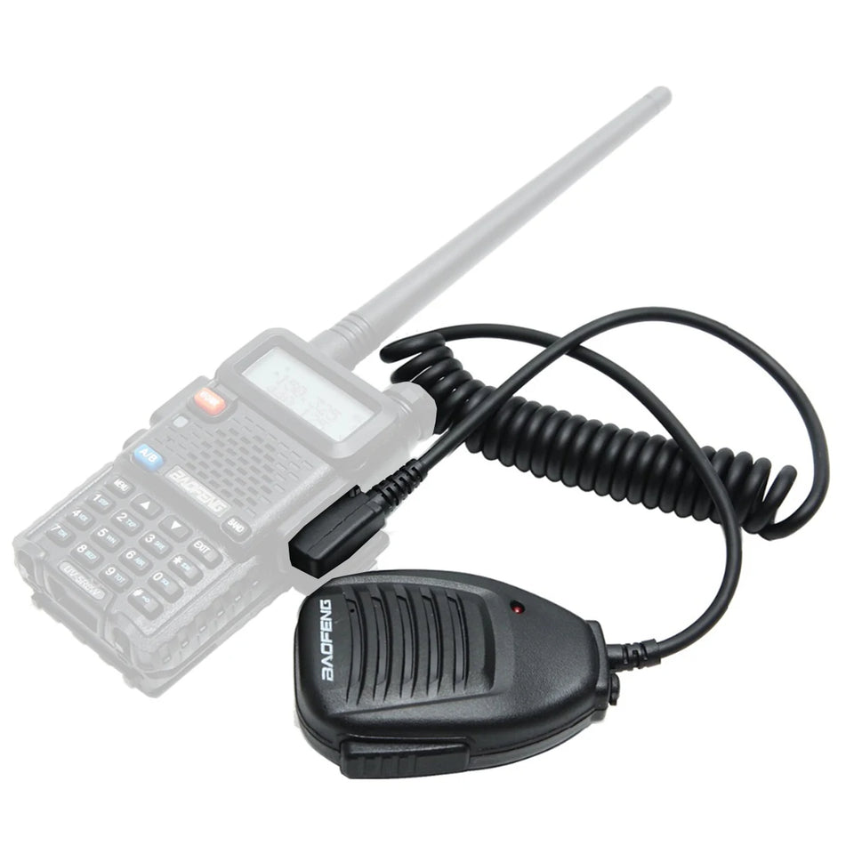 Baofeng BF-780 Dual PTT Remote Shoulder Walkie Talkie Speaker Microphone Mic For UV-5R BF-888S 5RH 21 PRO Quansheng UV-K5 UV-K6