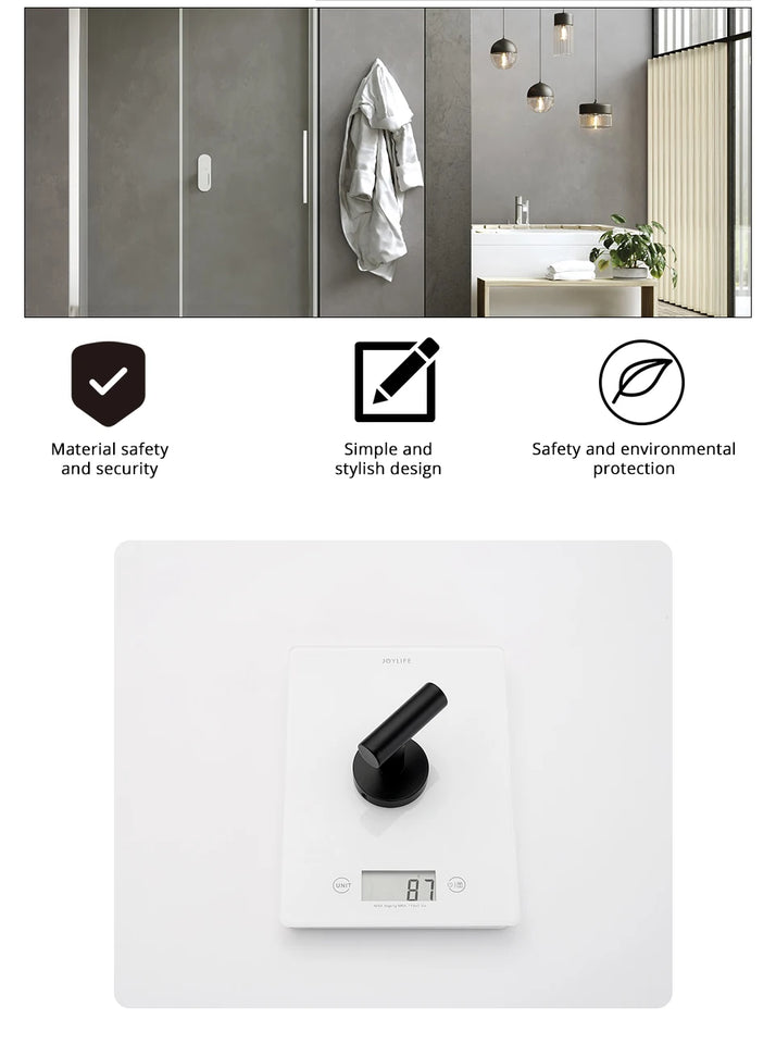 Bathroom Accessories Hardware Set Kit Towel Bar Wall Mount Matt Black Toilet Paper Holder Hand Robe Hook Hanger Stainless Steel